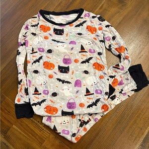 Little Sleepies Halloween Kids Pajama Set - Orange, Black, Purple
